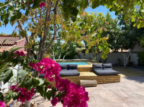 Azul añil EL PATIO Casa rural en Alameda, Alameda